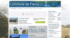 Desktop Screenshot of fleury-manche.fr